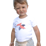 detské body s nášivkou pterodaktyla