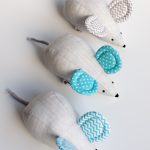 Myška sivo - tyrkysová