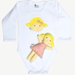 SET "MOJA PRVÁ BÁBIKA" body + hračka (púdrovo ružová)